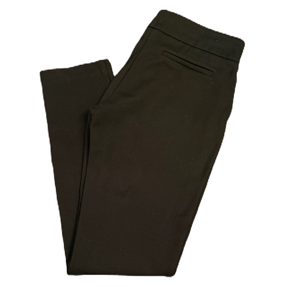 Dalia Pants - Women’s Black Straight Leg Elastic Waist Pants - Size 4